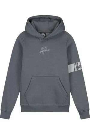 Malelions Junior Captain Hoodie | Dark Grey/Ice Blue