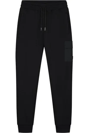 Malelions Men Nylon Pocket Sweatpants | Black