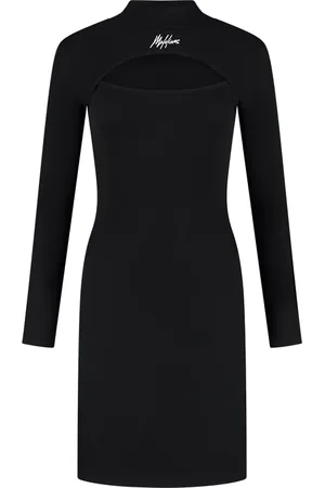 Malelions Women Cut-Out Dress | Black