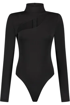 Malelions Women Cut-Out Bodysuit | Black