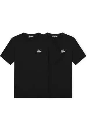 Malelions Men T-Shirt 2-Pack | Black