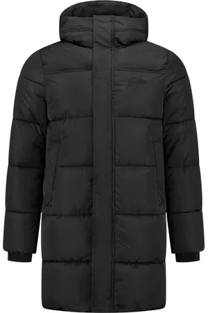 Malelions Sport Ace Mid Length Puffer Jacket | Black