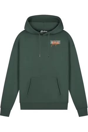 Malelions Men Oversized Ticket Hoodie | Dark Green