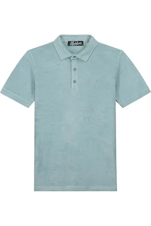 Malelions Men Signature Towelling Polo | Light Blue