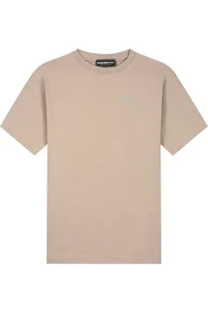 Malelions Sport Oversized Active T-Shirt | Taupe
