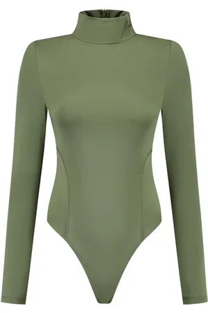 Malelions Women Deconstructed Bodysuit 2.0 | Army Green