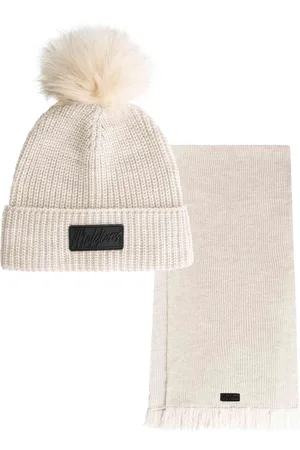 Malelions Women Knitted Beanie Scarf Set |