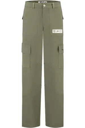 Malelions Women Straight Leg Cargo Pants | Army Green