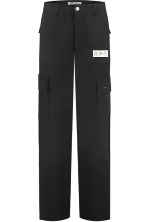 Malelions Women Straight Leg Cargo Pants | Black