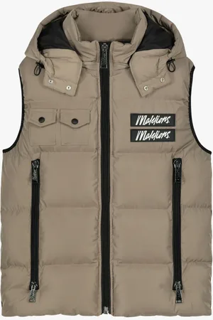 Malelions Men Pocket Bodywarmer | Taupe