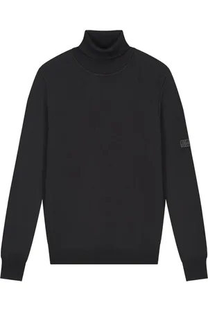Malelions Men Knitted Turtleneck | Black
