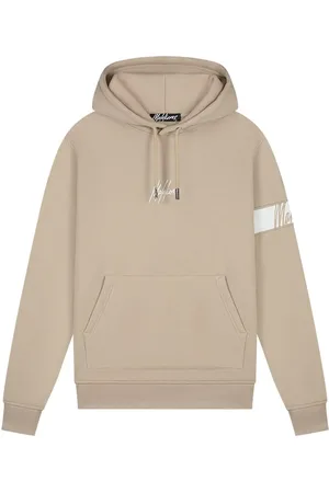 Malelions Men Captain Hoodie 2.0 | Taupe/White