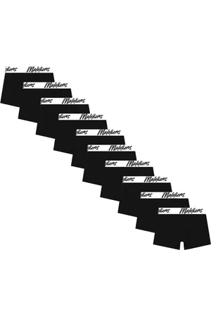 Malelions Junior Boxer 10-Pack | Black/White