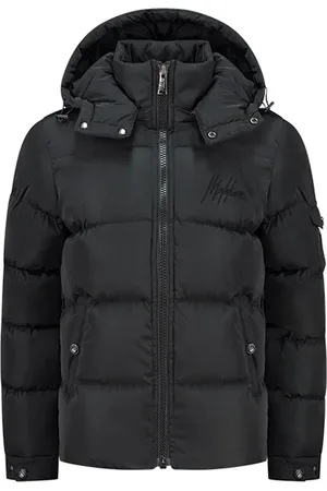 Malelions Junior Patch Puffer Jacket | Black