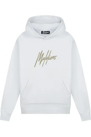 Malelions Men Essentials Hoodie | White