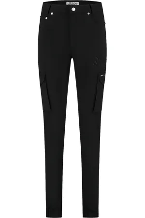 Malelions Women Signature Cargo Pants | Black