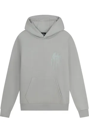 Malelions Junior Painter Hoodie | Grey/Light Blue