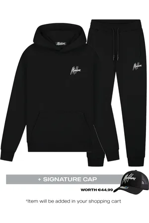 Malelions Men Signature Tracksuit | Black