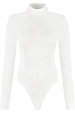 Malelions Women Deconstructed Bodysuit | White