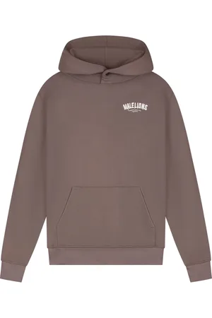 Malelions Men Graffiti 2.0 Hoodie | Stone Brown