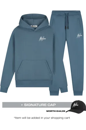 Malelions Women Signature Tracksuit | Blue
