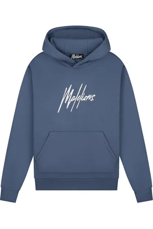 Malelions Men Essentials Hoodie | Blue