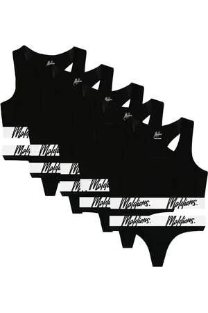 Malelions Women Bralette String 10-Pack | Black/White