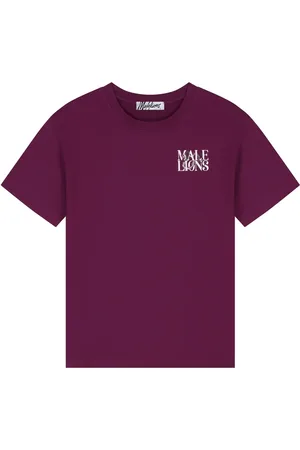 Malelions Women Lodge T-Shirt | Aubergine
