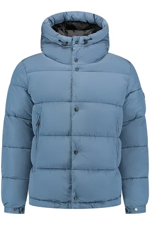 Malelions Men Arctic Puffer Jacket | Blue Slate