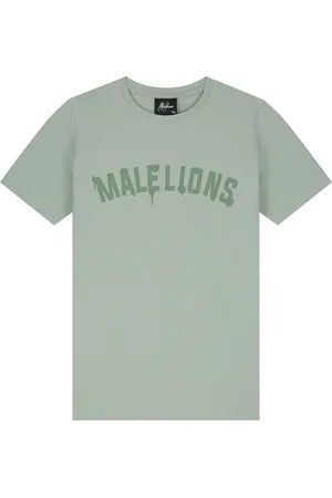 Malelions Junior Paint T-Shirt | Agave Green