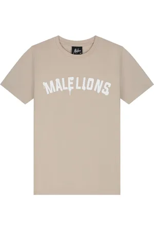 Malelions Junior Paint T-Shirt | Taupe