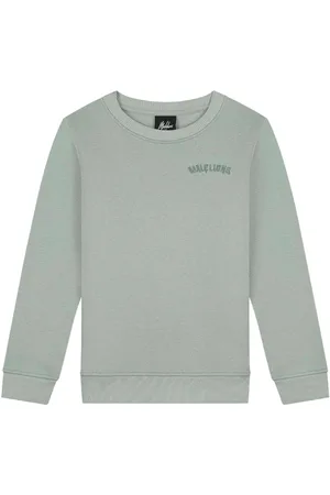 Malelions Junior Paint Sweater | Agave Green