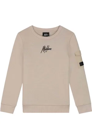 Malelions Junior Nylon Pocket Sweater | Taupe