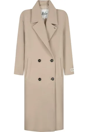 Malelions Women Signature Coat | Taupe