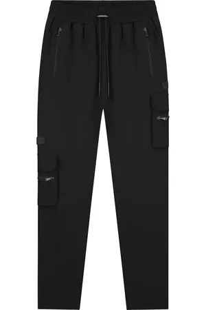 Malelions Men Technical Cargo Pants | Black
