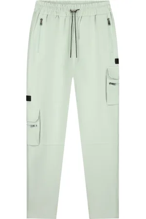 Malelions Men Technical Cargo Pants | Pale Aqua