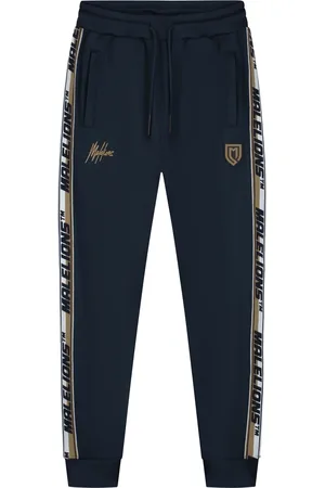 Malelions Sport Warming-Up Trackpants | Navy/Gold