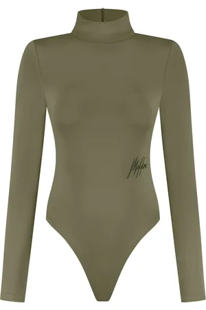 Malelions Women Signature Bodysuit | Army Green