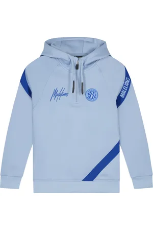 Malelions Junior Sport Pre-Match Hoodie | Light Blue/Cobalt