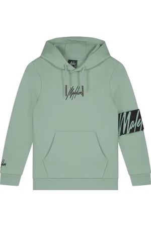 Malelions Junior Captain Hoodie | Dark Sage/Black