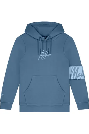 Malelions Junior Captain Hoodie | Vintage Blue/Light Blue