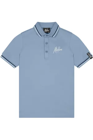 Malelions Junior Signature Polo | Vista Blue/Black
