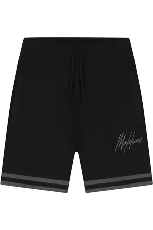 Malelions Men Knitted Shorts | Black/Beige