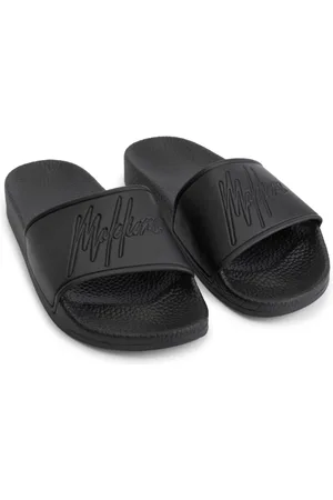 Malelions Women Signature Slides | Black