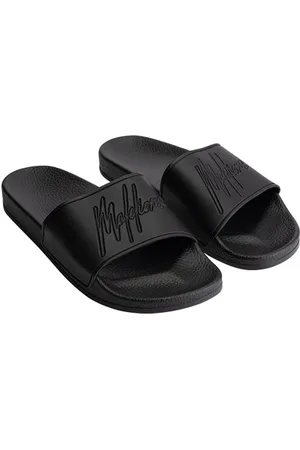 Malelions Men Signature Slides | Black