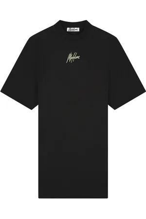 Malelions Women Firma T-Shirt Dress | Black/Matcha