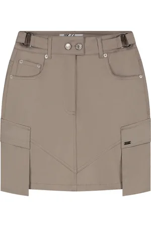 Malelions Women Cargo Skirt | Taupe