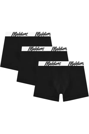 Malelions Men Boxer 3-Pack | Black/White