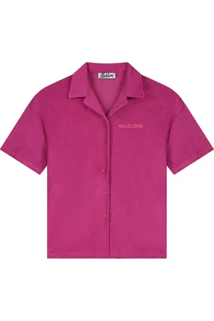 Malelions Women Limited Towelling Shirt | Hot Pink