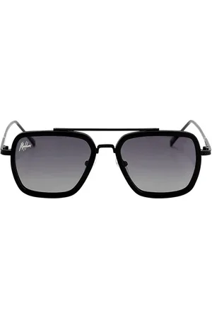 Malelions Men Abstract Sunglasses | Black
